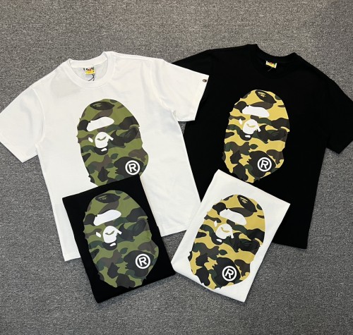 1:1 quality version Classic Camouflage Logo Print Short Sleeve Tee 6 colors
