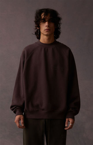 1:1 quality version Flocked 3d Letter Pullover Sweatshirt 6 colors