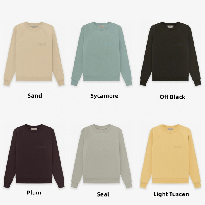 [50% Off][Big & Tall for weights up to 220 lbs]1:1 quality version Flocked 3d Letter Pullover Sweatshirt 6 colors 22832657