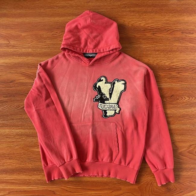 1:1 quality version Washed Old Embroidered Sweatshirt Hoodie