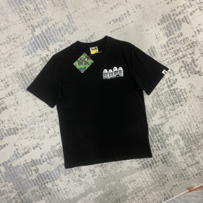 [buy more save more] Ape Head Back Lettering Graffiti Short Sleeve tee 2colors