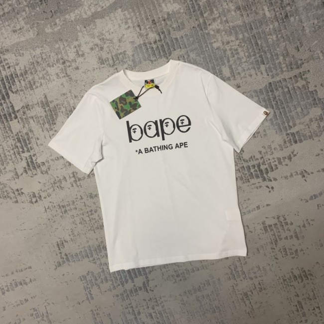 Chest Ape Head Print Short Sleeve  tee 2colors