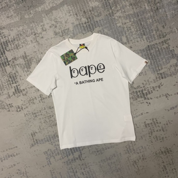 Chest Ape Head Print Short Sleeve  tee 2colors