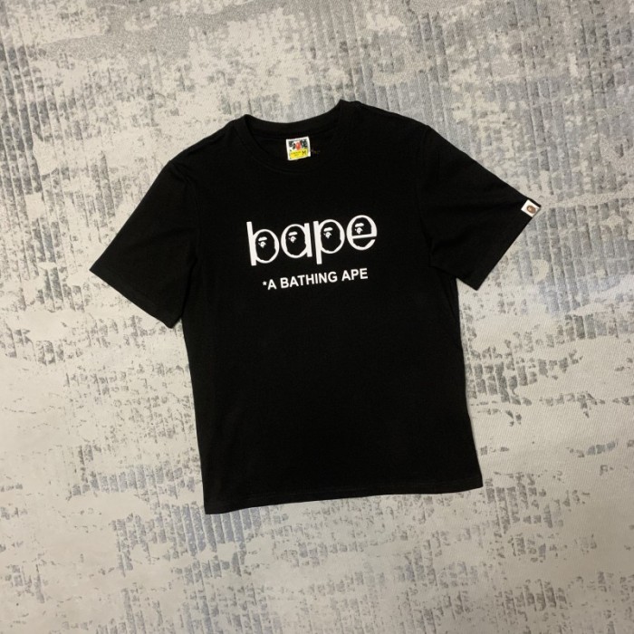 Chest Ape Head Print Short Sleeve  tee 2colors