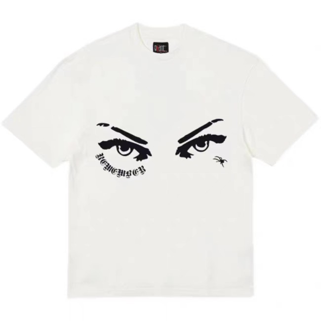 1:1 quality version Vintage Eye Print Short Sleeve Tee