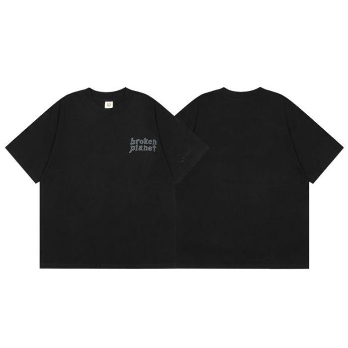 [buy more save more]  Peplum Foam Letter Short Sleeve Tee