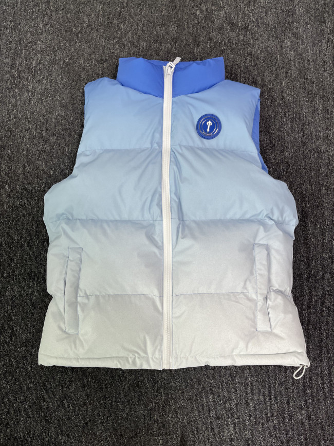 1:1 quality version Gradient Blue Alphabet Down Jacket