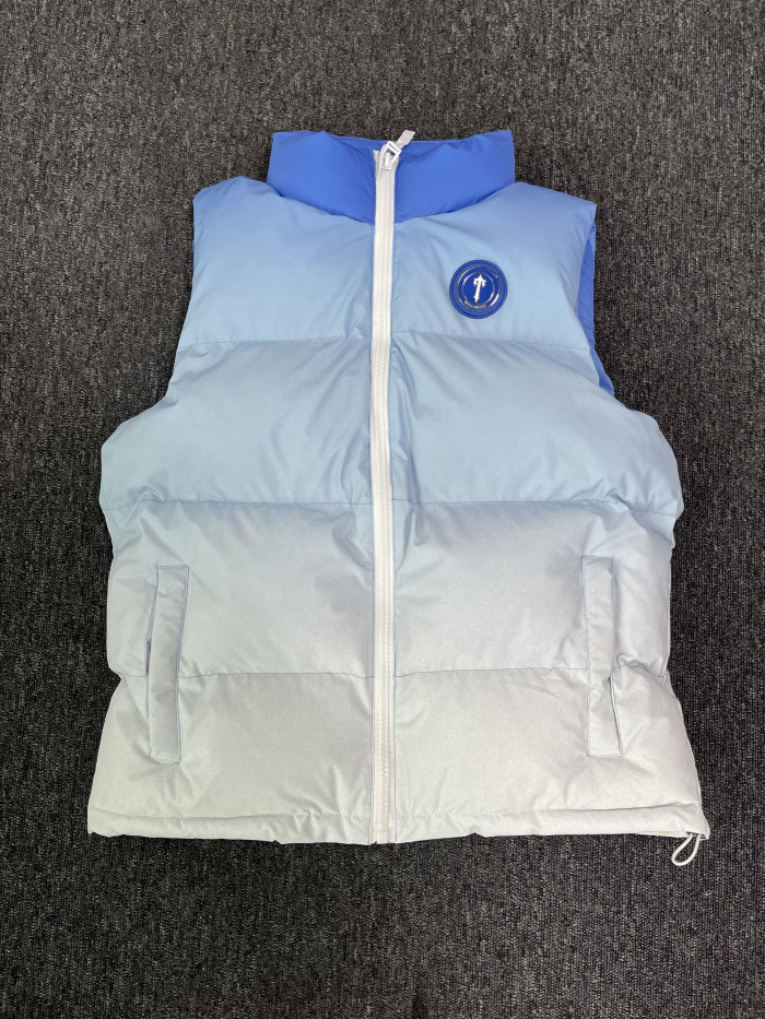 1:1 quality version Gradient Blue Alphabet Down Jacket