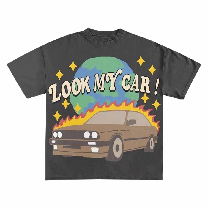 1:1 quality version Washed and Aged Chariots of Fire Short Sleeve Tee
