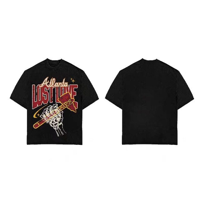 1:1 quality version Washed and Aged Axe Short Sleeve Tee