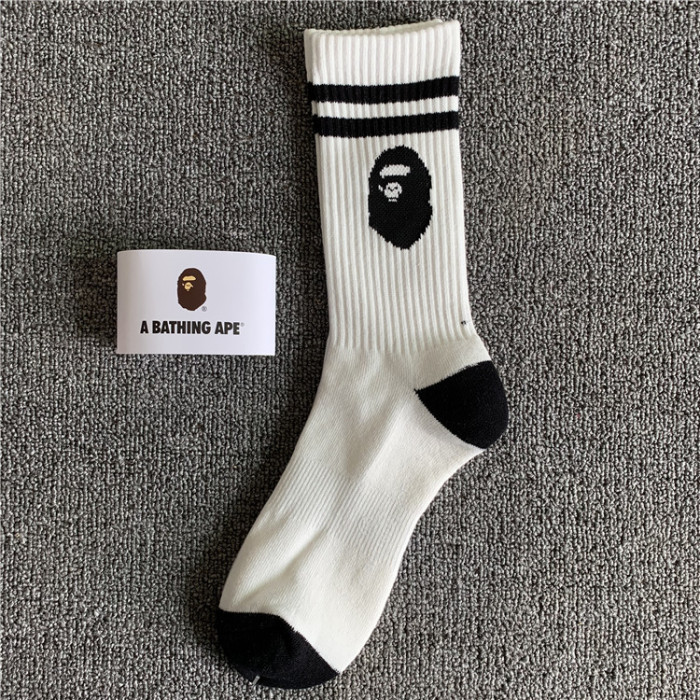 Summer High Street Sweat Wicking Cartoon Socks
