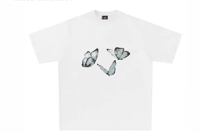 1:1 quality version Illustration Butterfly Print Tee 2 Colors