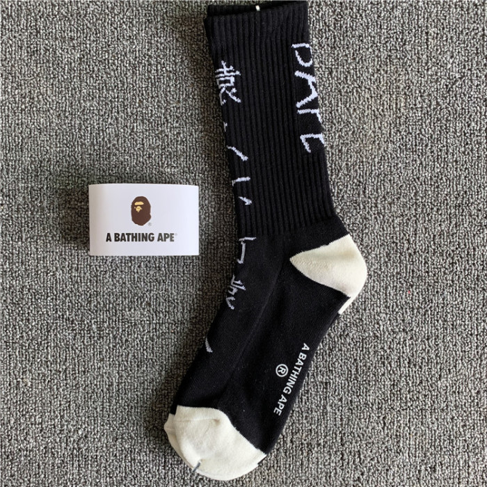 Summer High Street Sweat Wicking Cartoon Socks
