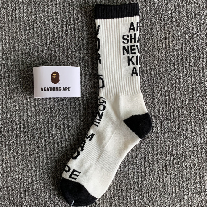 Summer High Street Sweat Wicking Cartoon Socks