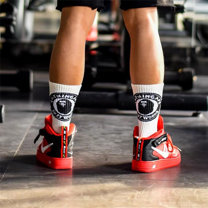Summer High Street Sweat Wicking Cartoon Socks