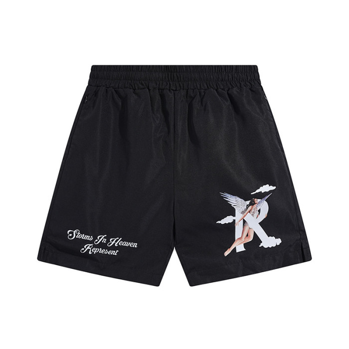 Angel Letter R Printed Shorts 4 Colors