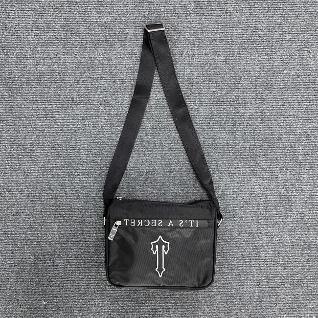 1:1 quality version White Letter Cross Gum Label Crossbody Bag