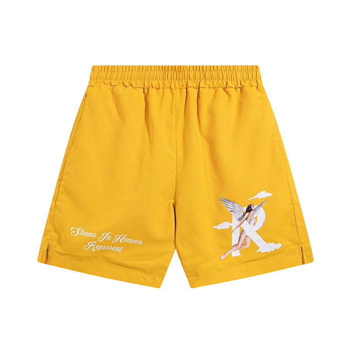 Angel Letter R Printed Shorts 4 Colors