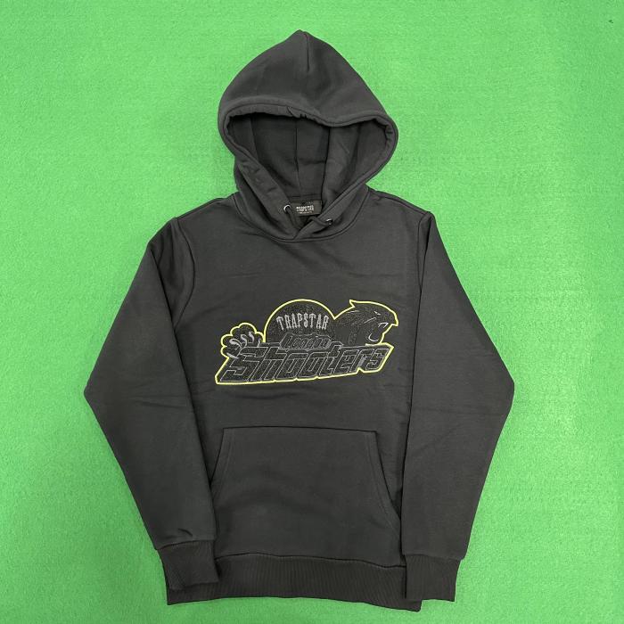 Yellow Tiger Embroidered Sweatshirt Hoodie