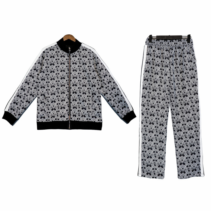 Angel Ribbed Square Wide Black Star Pants