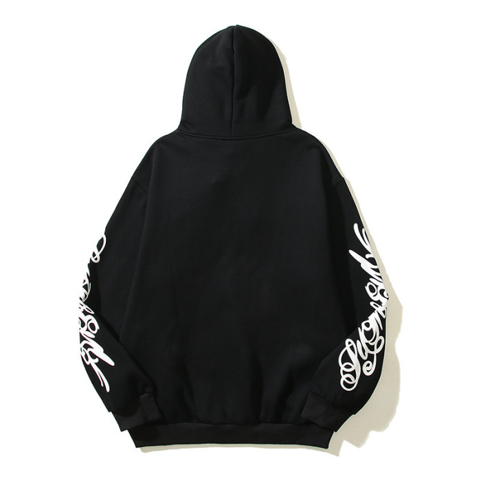 Qilin Arm Flame Inferno Print Hoodie