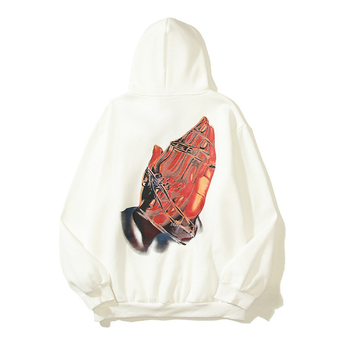 Praying Hands Loose Fit Hoodie