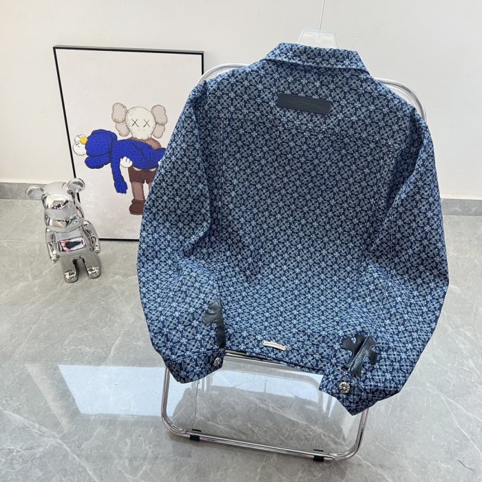 1:1 quality version Veneer Heavy Duty Full Print Horseshoe Denim Jacket