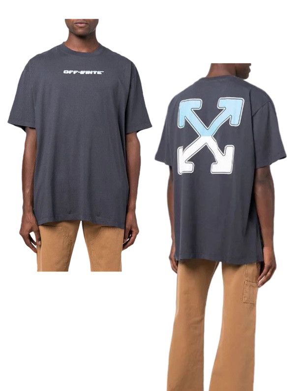 [50% Off]Off White 1:1 quality version Two-color gradient arrow print  T-shirt 22912530