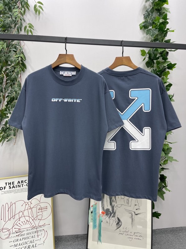 [50% Off]Off White 1:1 quality version Two-color gradient arrow print  T-shirt 22912530
