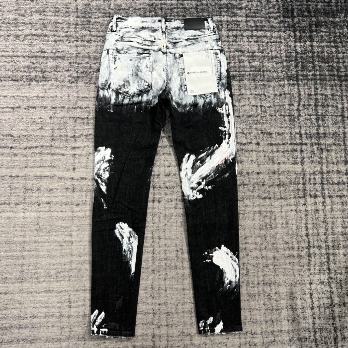 1:1 quality version Snowfields-inspired distressed jeans