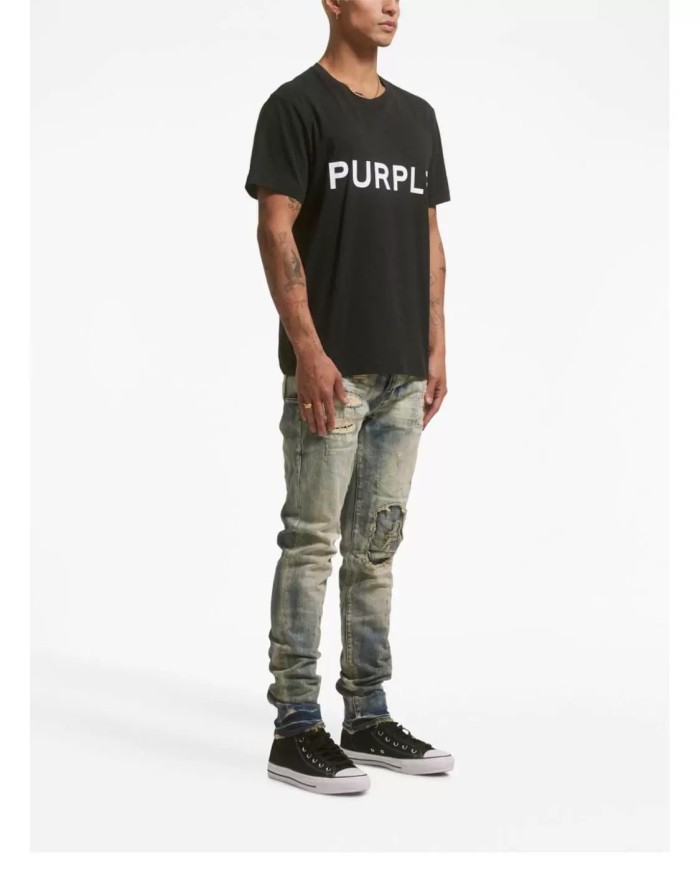 1:1 quality version High street ripped and distressed jeans