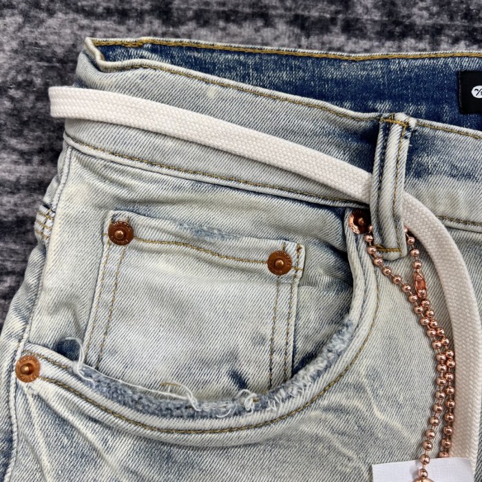 1:1 quality version New Lace-Up Jeans