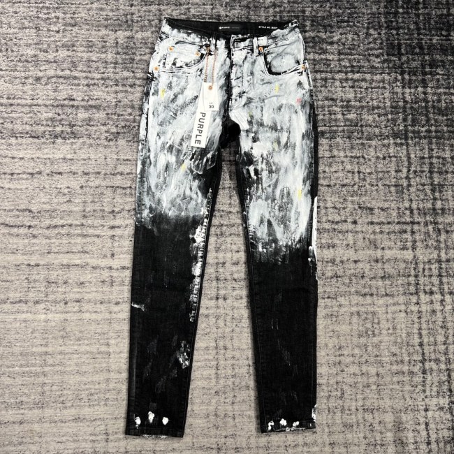 1:1 quality version Snowfields-inspired distressed jeans