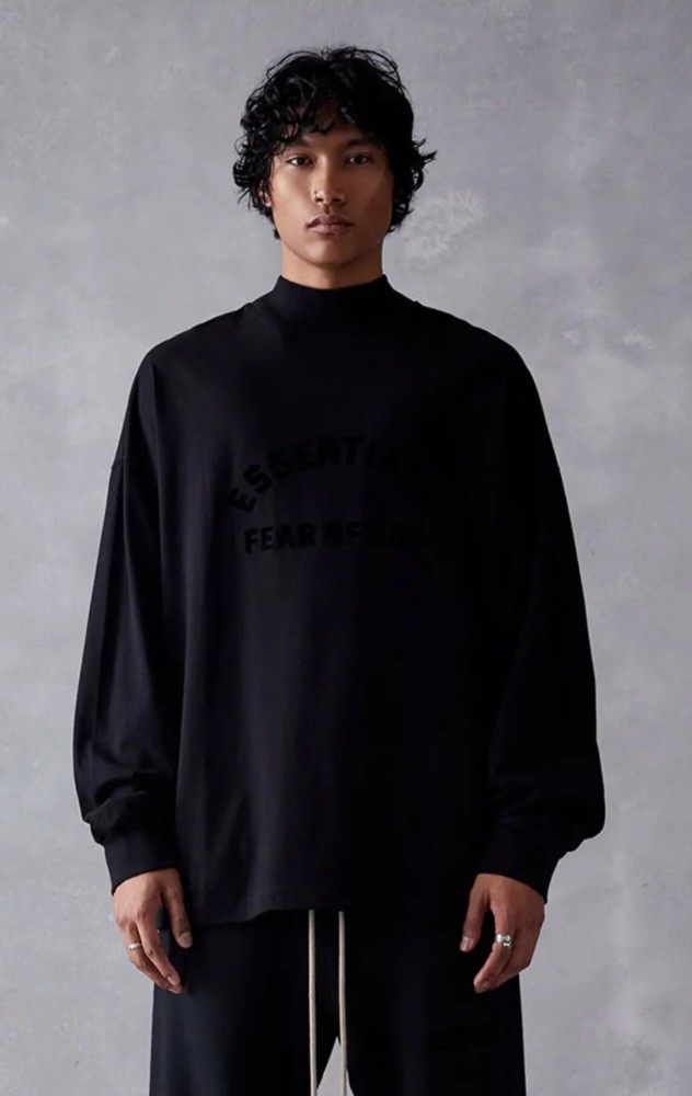 [50% Off][Big & Tall for weights up to 220 lbs]1:1 quality version Classic Silicone Long Sleeve T-Shirt 2 colors 22940595