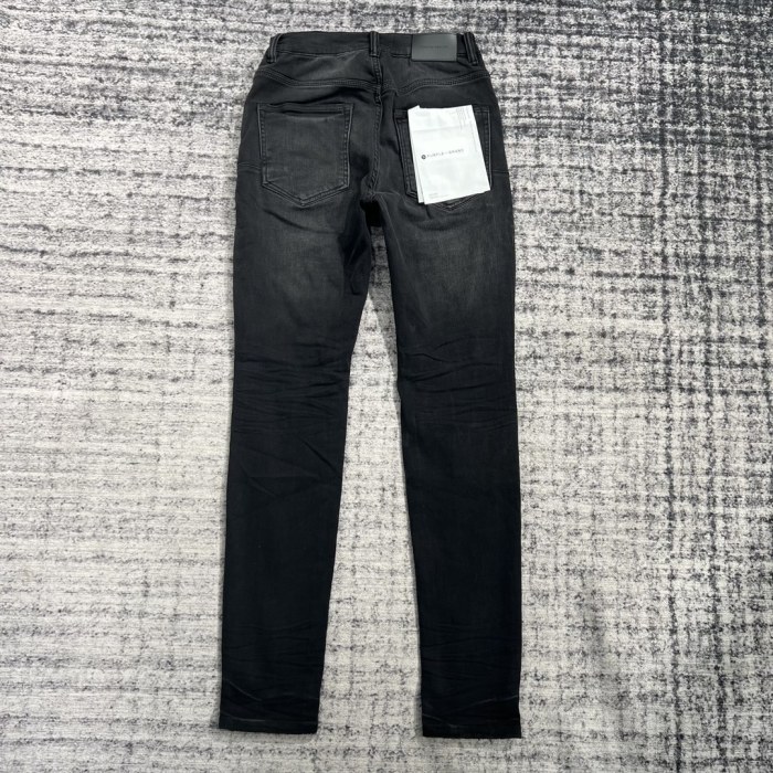 [buy more save more] 1:1 quality version Solid Black Double Knee Scratch Jeans
