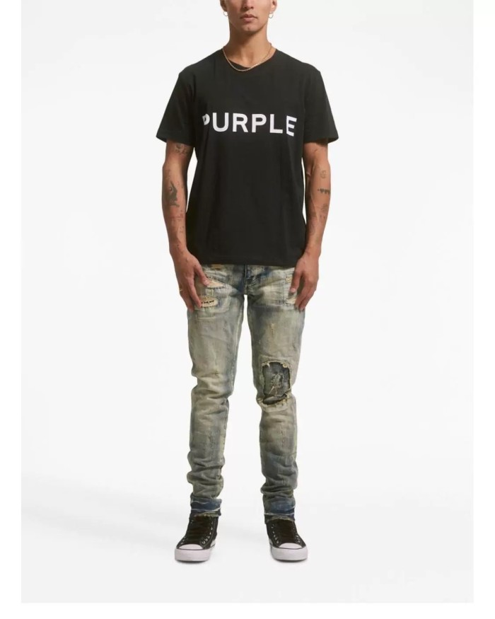 1:1 quality version High street ripped and distressed jeans
