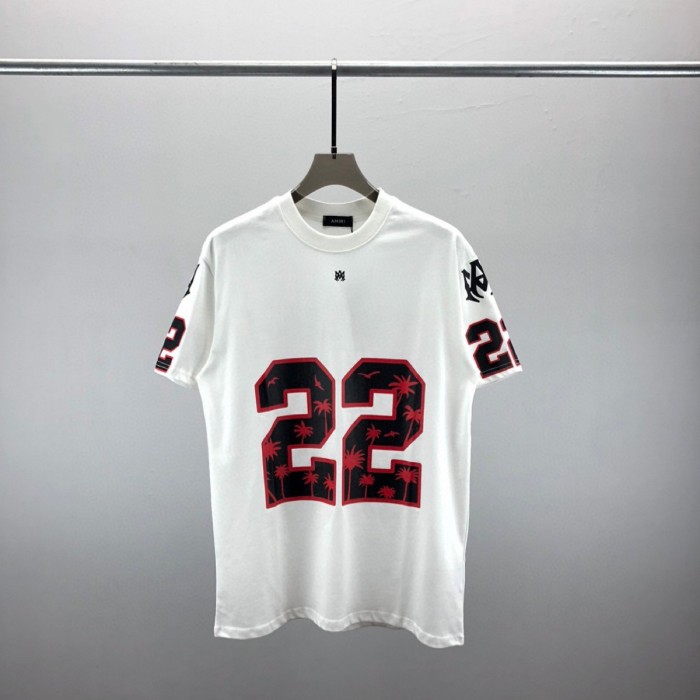 No.22 Letter Print tee 2 Colors
