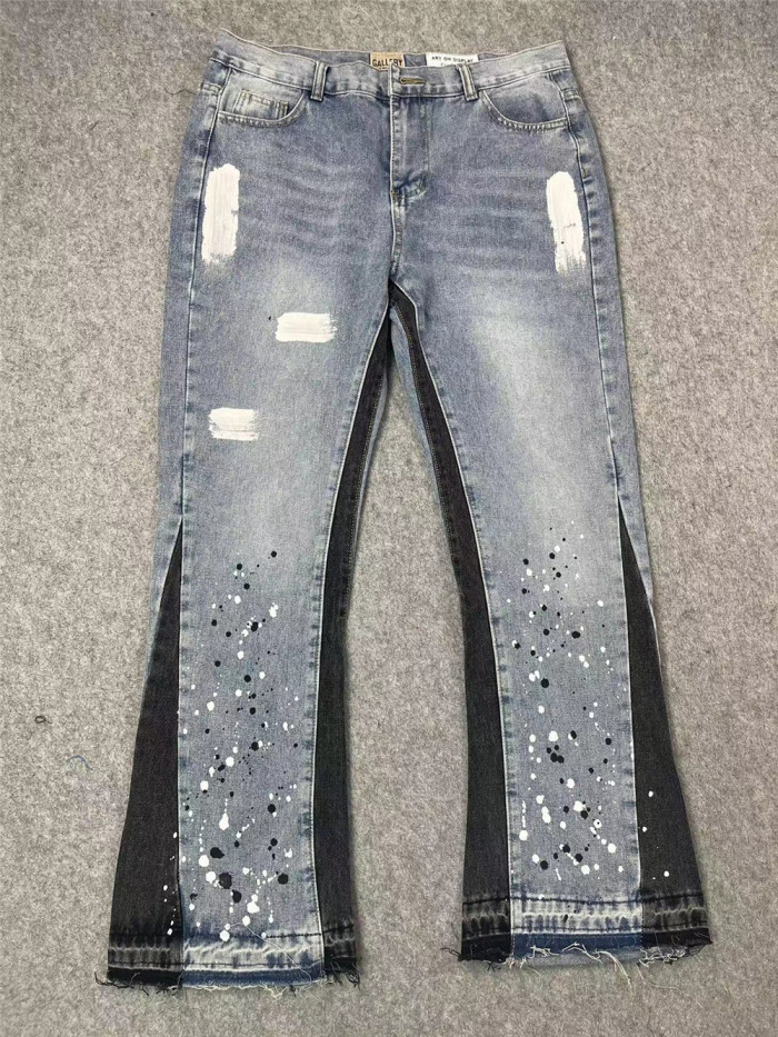 Splash Watercolor Small Fresh Jeans