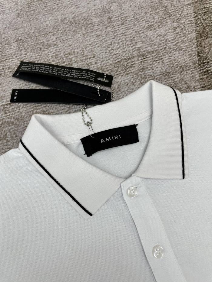 1:1 quality version Beaded Ground Polo Shirt two Colors