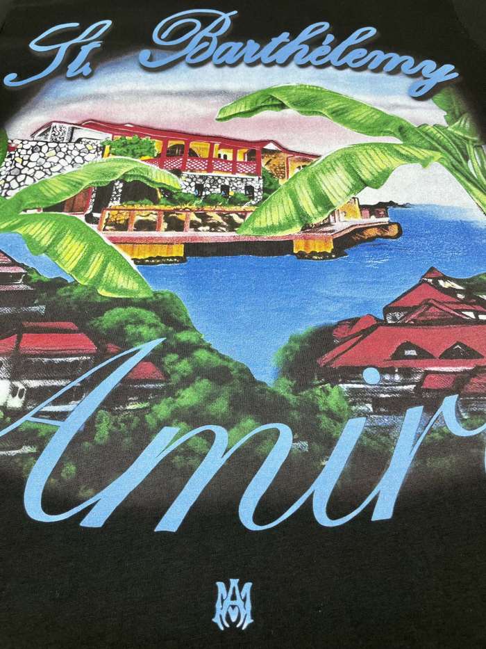 1:1 quality version New Seascape Print Tee