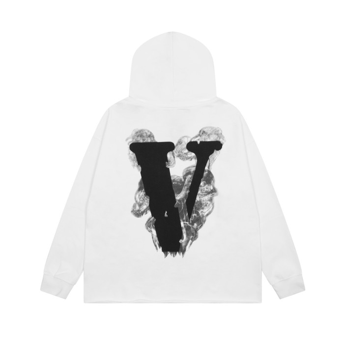 1:1 quality version Smoke Devil Angel Print Hoodie 2 Colors