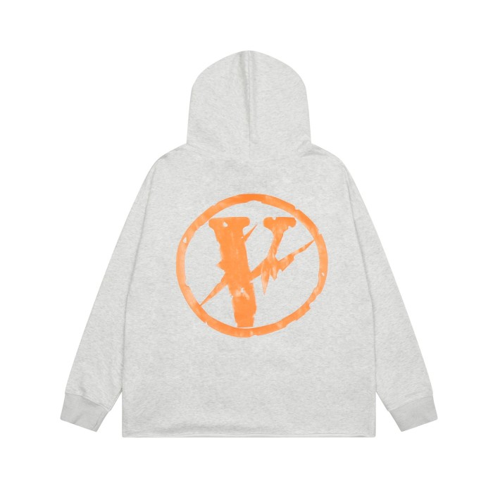 1:1 quality version  Orange Lightning V Print Hoodie