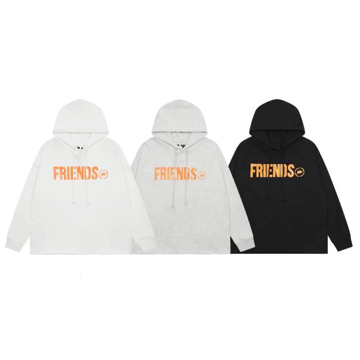 1:1 quality version  Orange Lightning V Print Hoodie