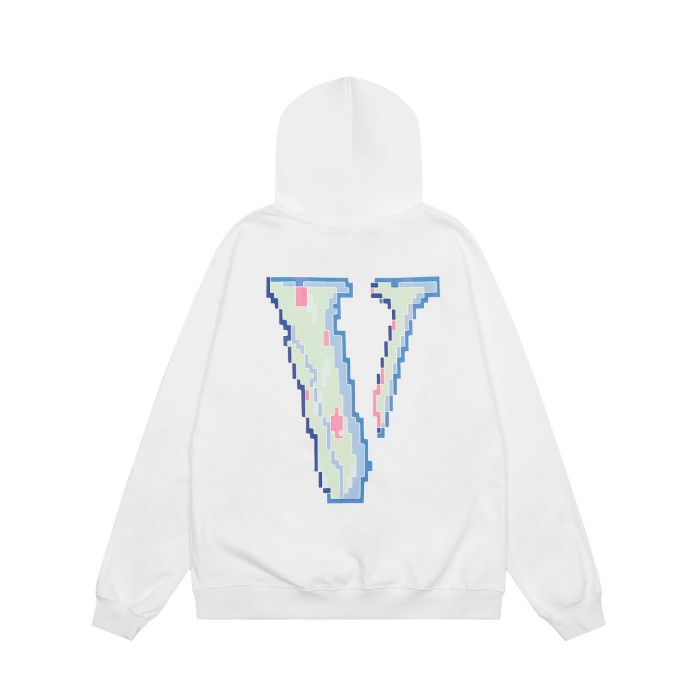 1:1 quality version  Big V Mosaic Hoodie 2 Colors