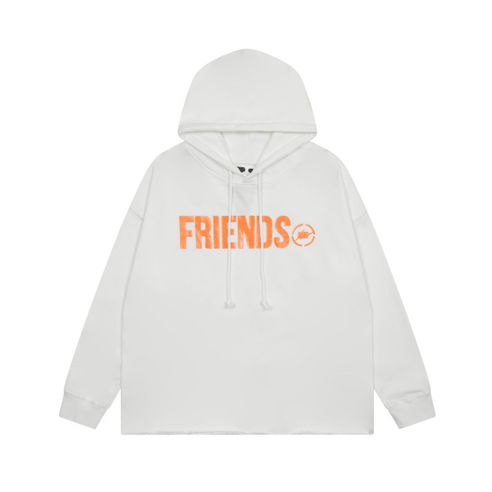 1:1 quality version  Orange Lightning V Print Hoodie