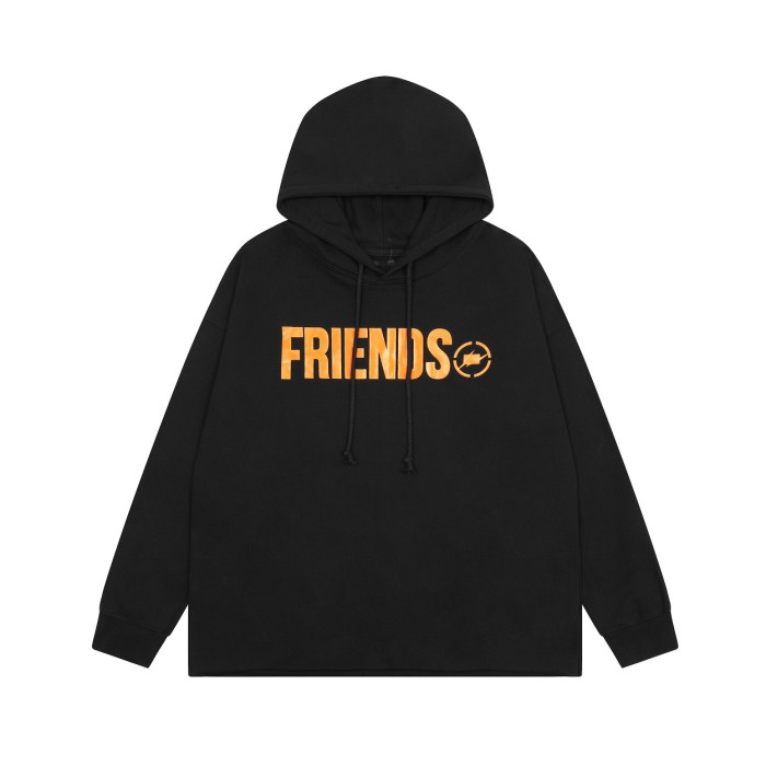 1:1 quality version  Orange Lightning V Print Hoodie