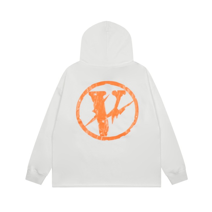 1:1 quality version  Orange Lightning V Print Hoodie