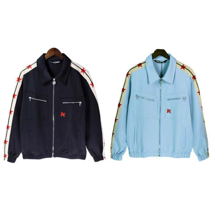 [50% Off]Palm Angels High Street Uniform Style with Side Stars Jacket 2 Colors 22968415