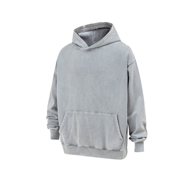 Simple Terry Padded Hoodie