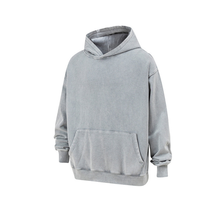 Simple Terry Padded Hoodie